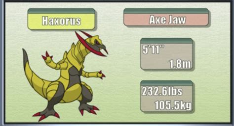 haxorus best moveset